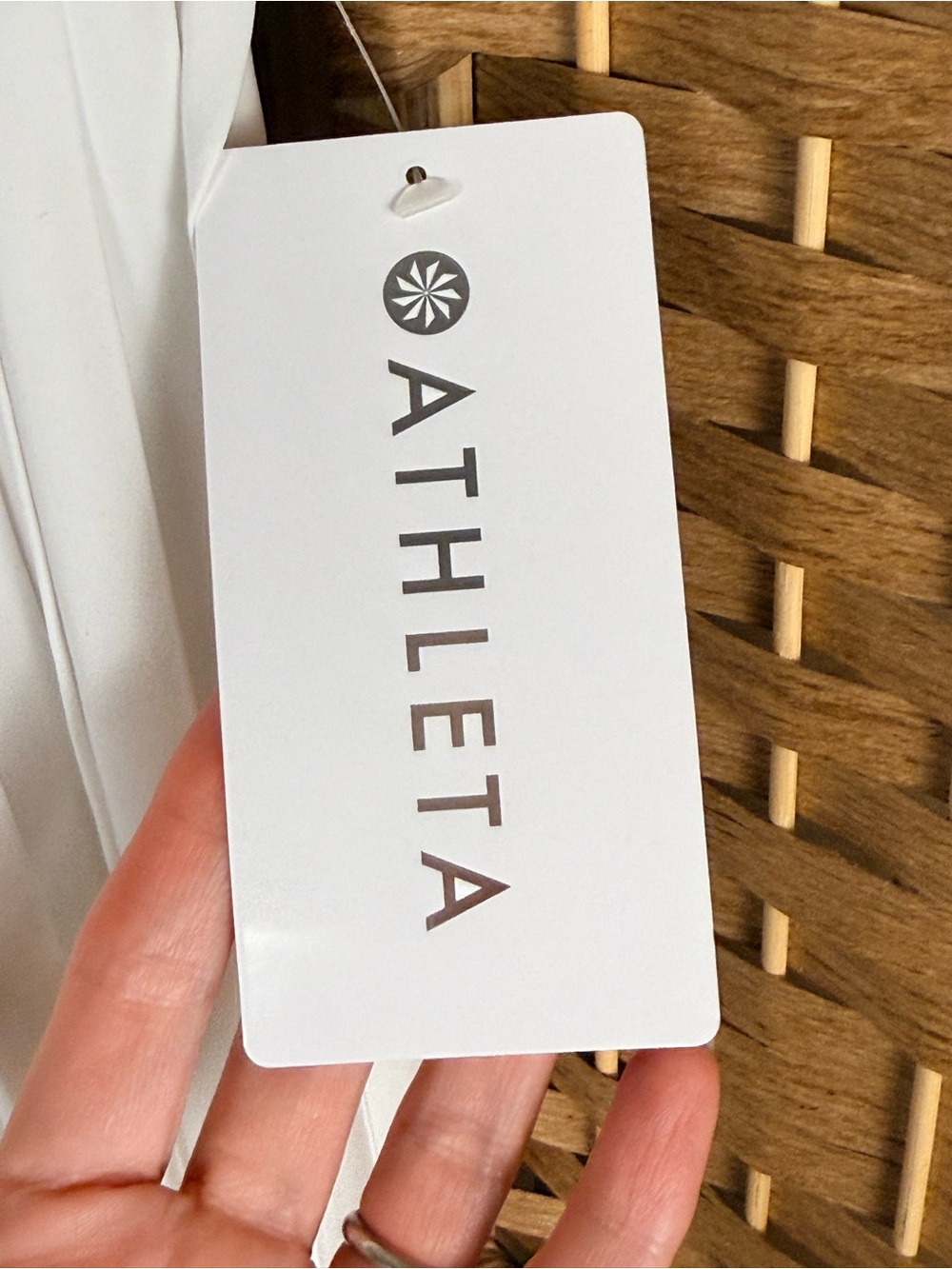 NWT Athleta Match Point Pleated Skirt with Built-In Shorts Size Large White - Picture 7 of 11